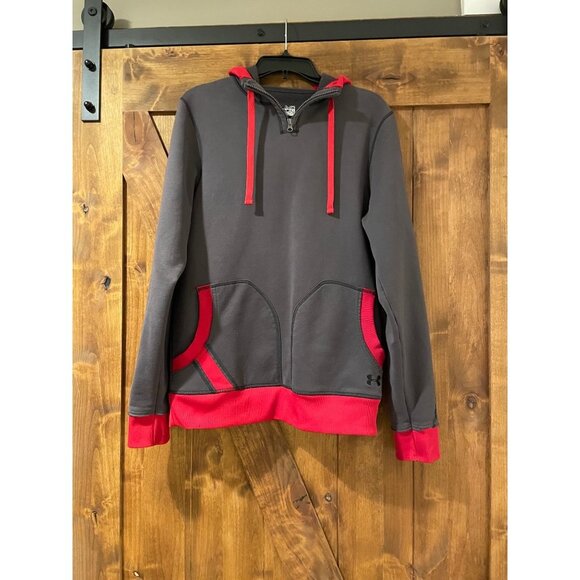 Under Armour Hoodie men’s medium coldgear quarter‎ zip - Picture 1 of 7
